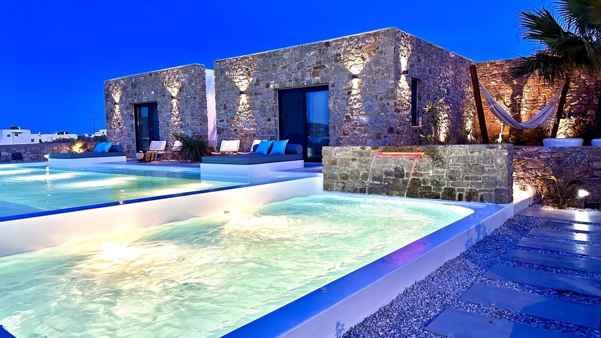 Myconian Theros Luxury Suites Ano Mera Esterno foto