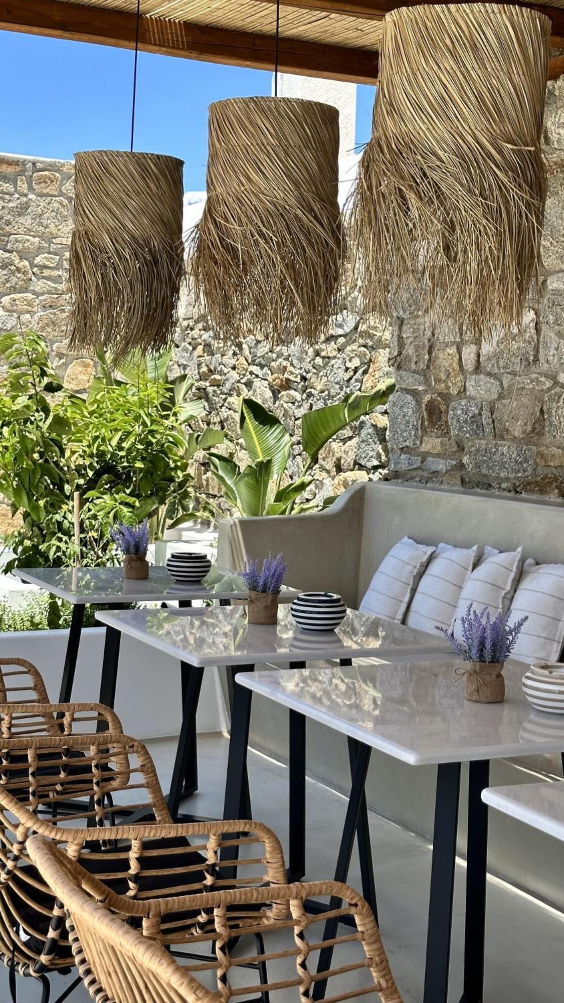 Myconian Theros Luxury Suites Ano Mera Esterno foto