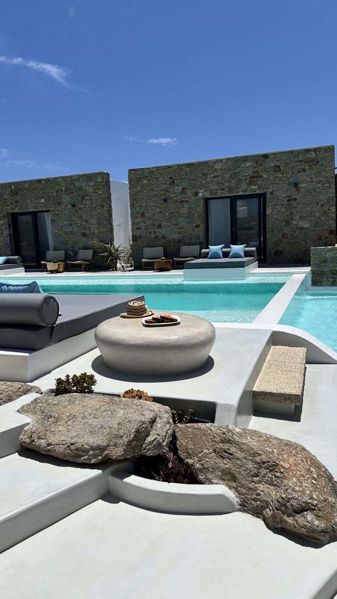 Myconian Theros Luxury Suites Ano Mera Esterno foto