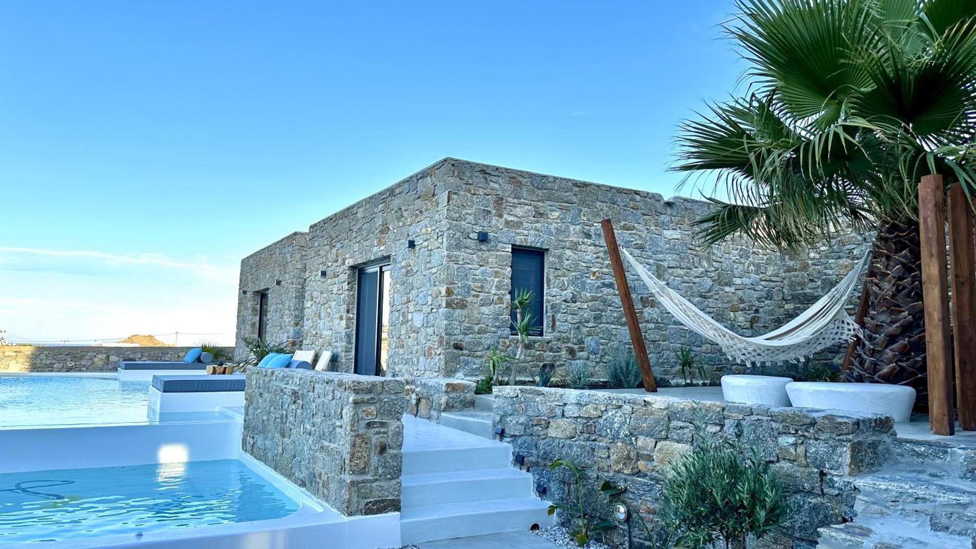 Myconian Theros Luxury Suites Ano Mera Esterno foto