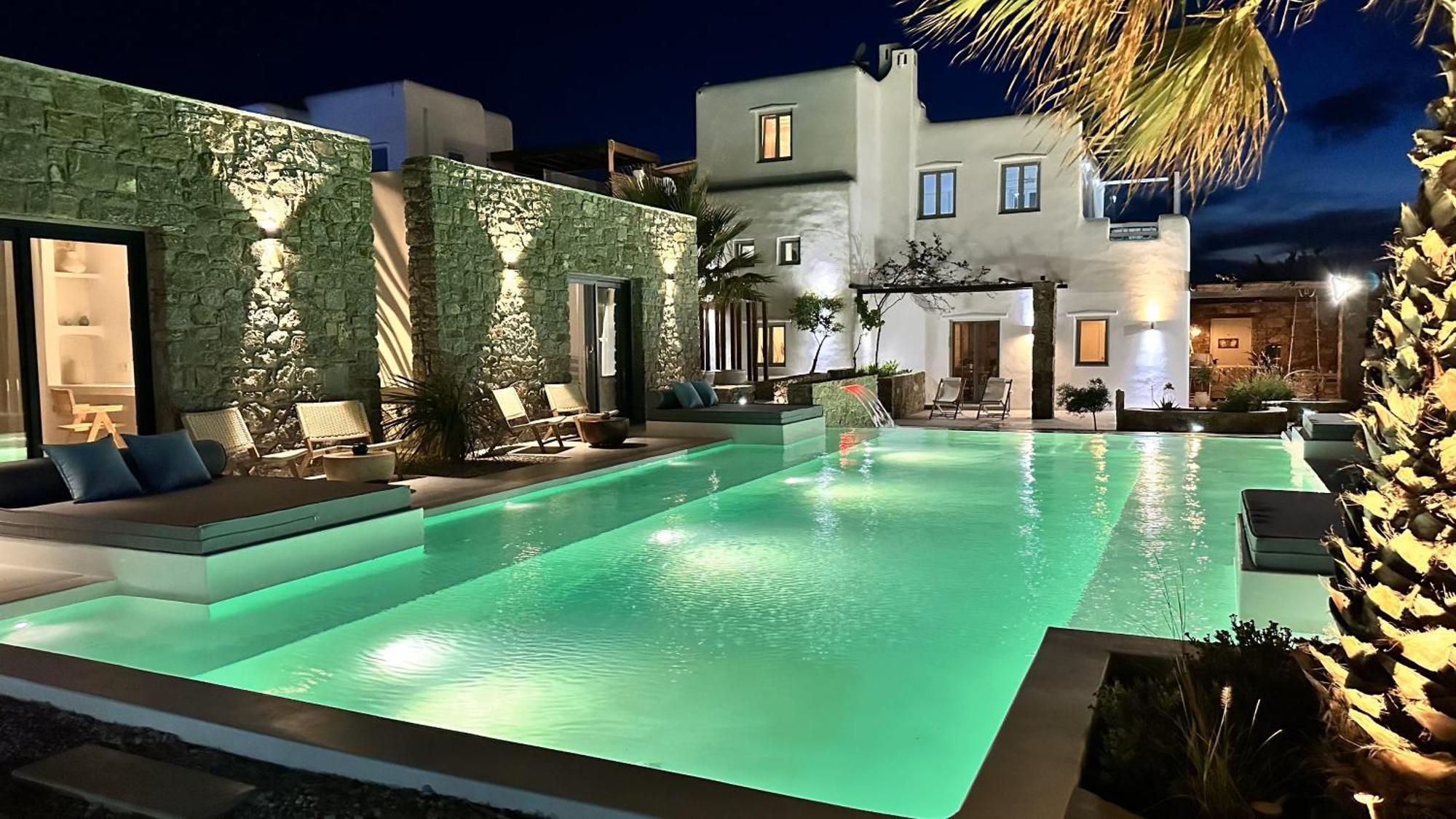 Myconian Theros Luxury Suites Ano Mera Esterno foto