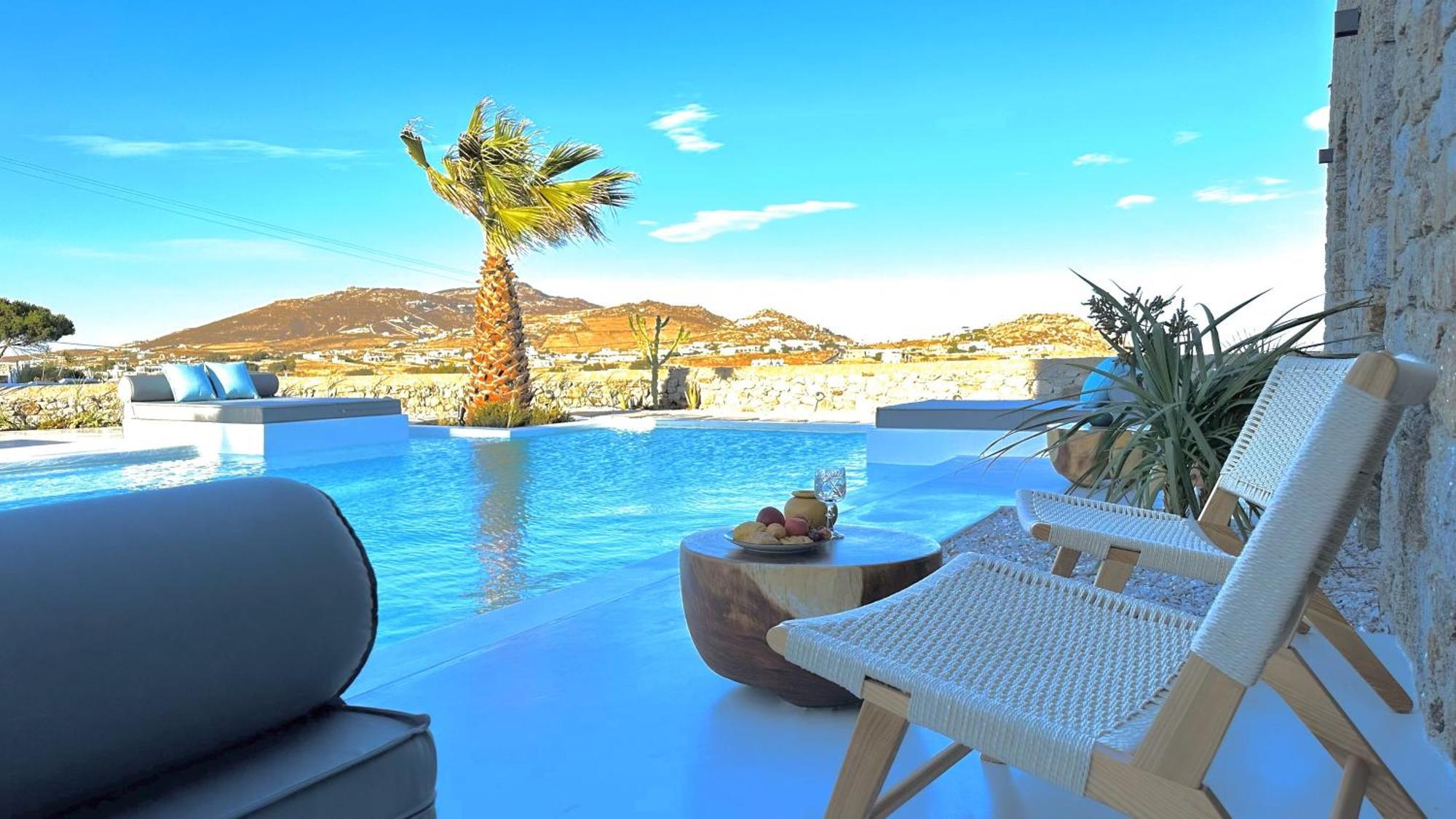 Myconian Theros Luxury Suites Ano Mera Esterno foto