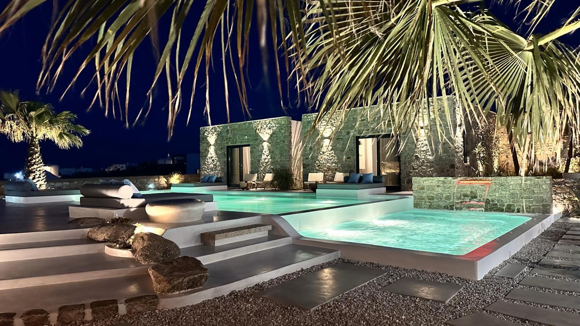 Myconian Theros Luxury Suites Ano Mera Esterno foto
