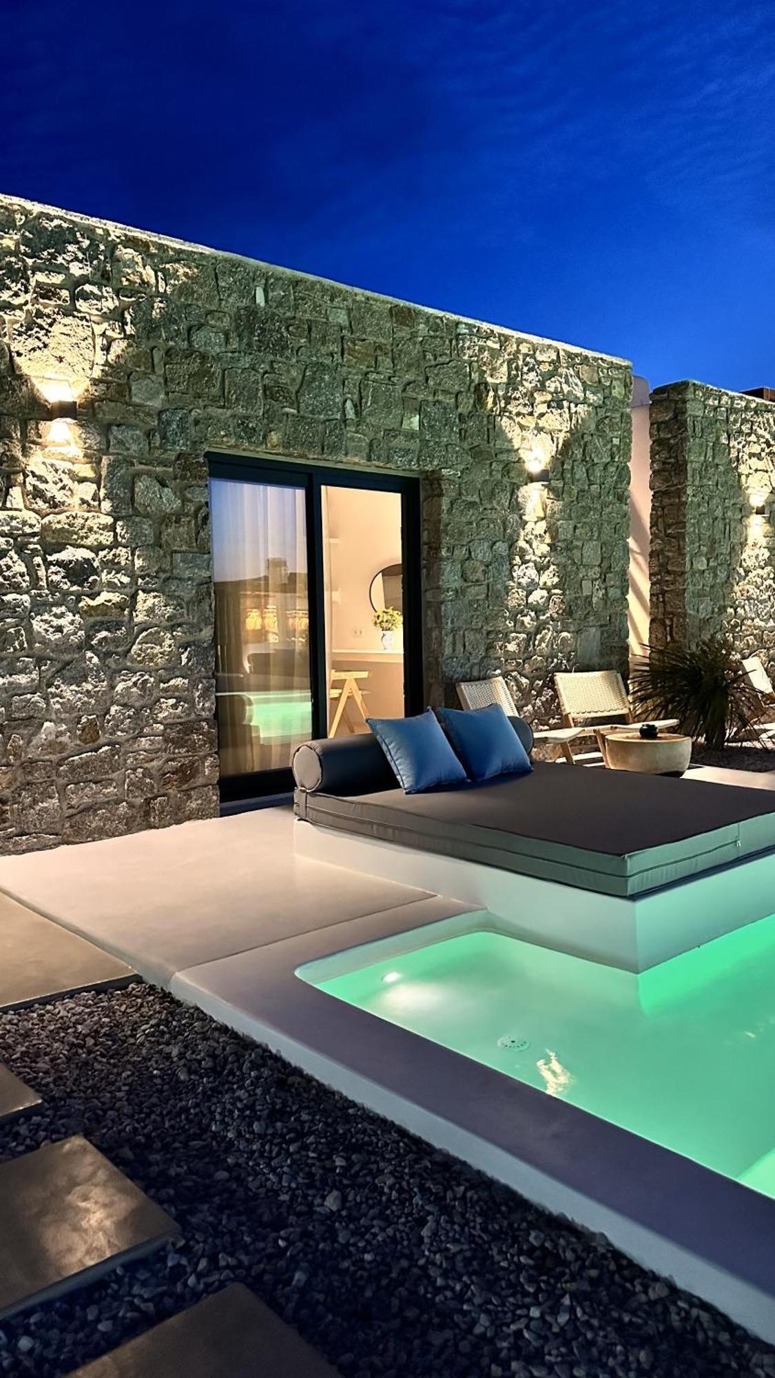 Myconian Theros Luxury Suites Ano Mera Esterno foto